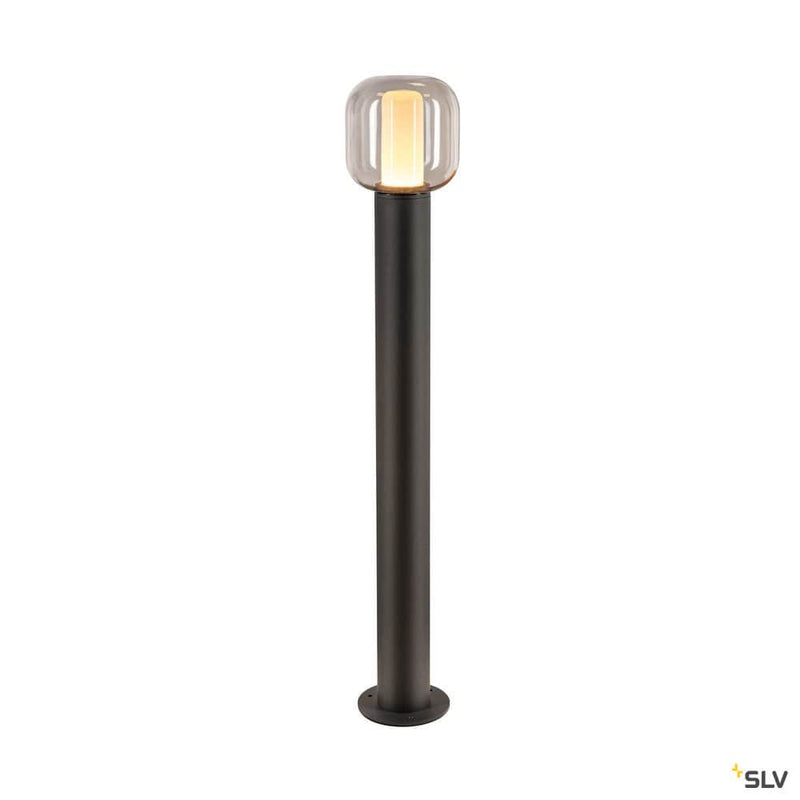 Ovalisk 100 Fl, Outdoor Led Free-standing Light Anthracite Cct Switch 3000/4000k - Toplightco