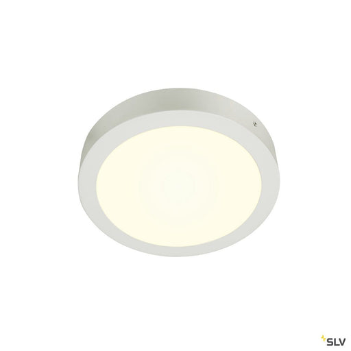 Senser 24 Cw, Indoor Led Wall And Ceiling-mounted Light Round White 4000k - Toplightco