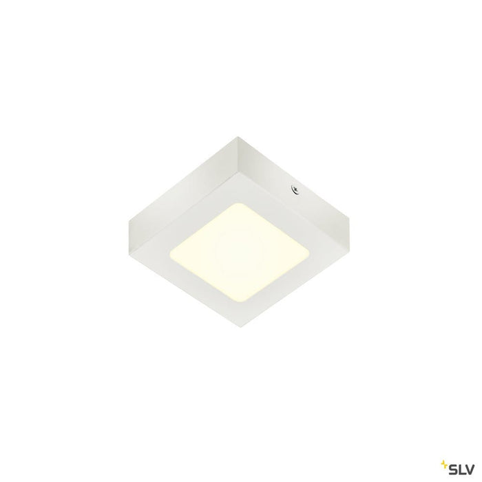 Senser 12 Cw, Indoor Led Wall And Ceiling-mounted Light Square White 4000k - Toplightco