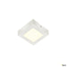 Senser 12 Cw, Indoor Led Wall And Ceiling-mounted Light Square White 4000k - Toplightco