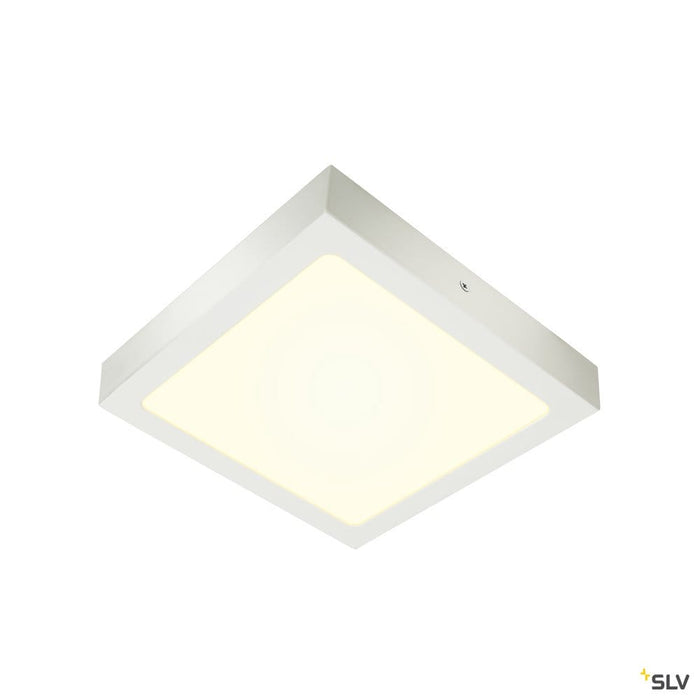 Senser 24 Cw, Indoor Led Wall And Ceiling-mounted Light Square White 4000k - Toplightco