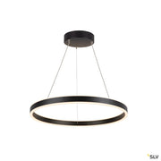 One 60 Pd Dali Up/down, Indoor Led Pendant Light Black Cct Switch 2700/3000k - Toplightco