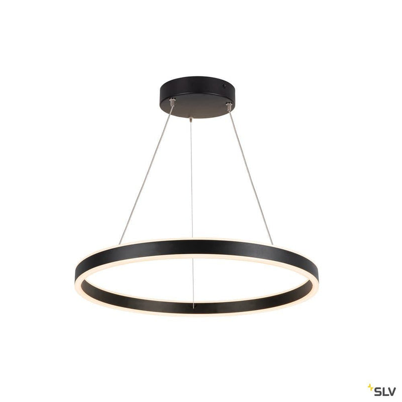 One 60 Pd Dali Up/down, Indoor Led Pendant Light Black Cct Switch 2700/3000k - Toplightco