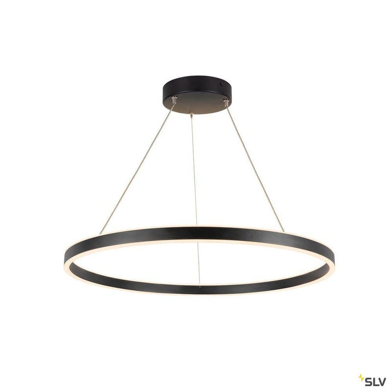 One 80 Pd Dali Up/down, Indoor Led Pendant Light Black Cct Switch 2700/3000k - Toplightco