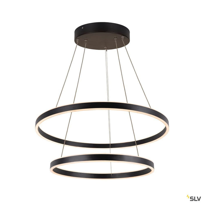 One Double Pd Dali Up/down, Indoor Led Pendant Light Black Cct Switch 2700/3000k - Toplightco
