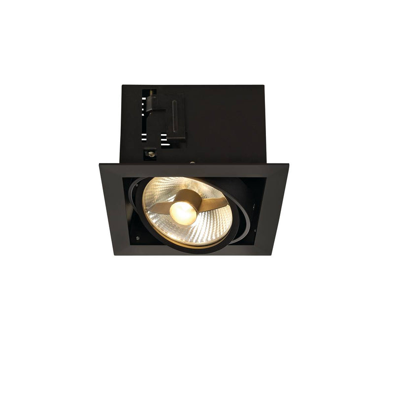SLV 115540 KADUX 1 ES111 downlight, square , matt black, max. 50W - Toplightco