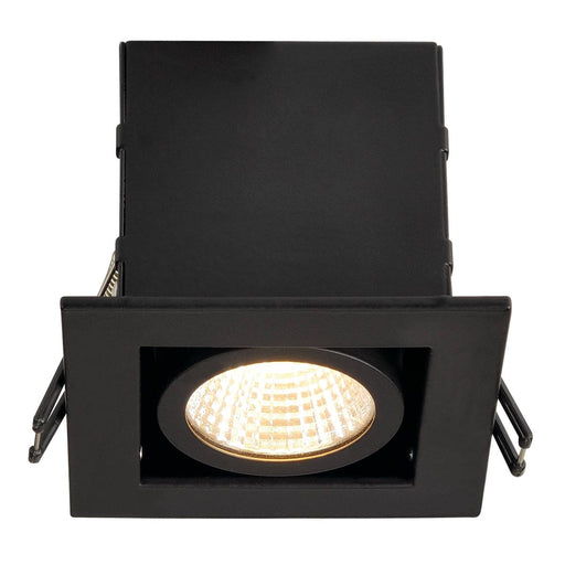 SLV 115700 KADUX LED DL SET, square, matt black, 9W, 38°, 3000K, incl. driver - Toplightco