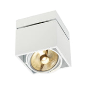 SLV 117101 KARDAMOD SURFACE SQUARE ES111 SINGLE ceiling light, square, white, GU10, max. 75W - Toplightco