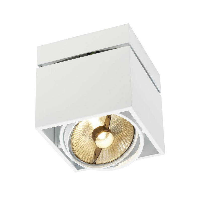SLV 117101 KARDAMOD SURFACE SQUARE ES111 SINGLE ceiling light, square, white, GU10, max. 75W - Toplightco