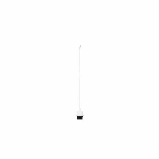 SLV 132661 FENDA E27 pendant, white, without canopy, without shade, open cable - Toplightco