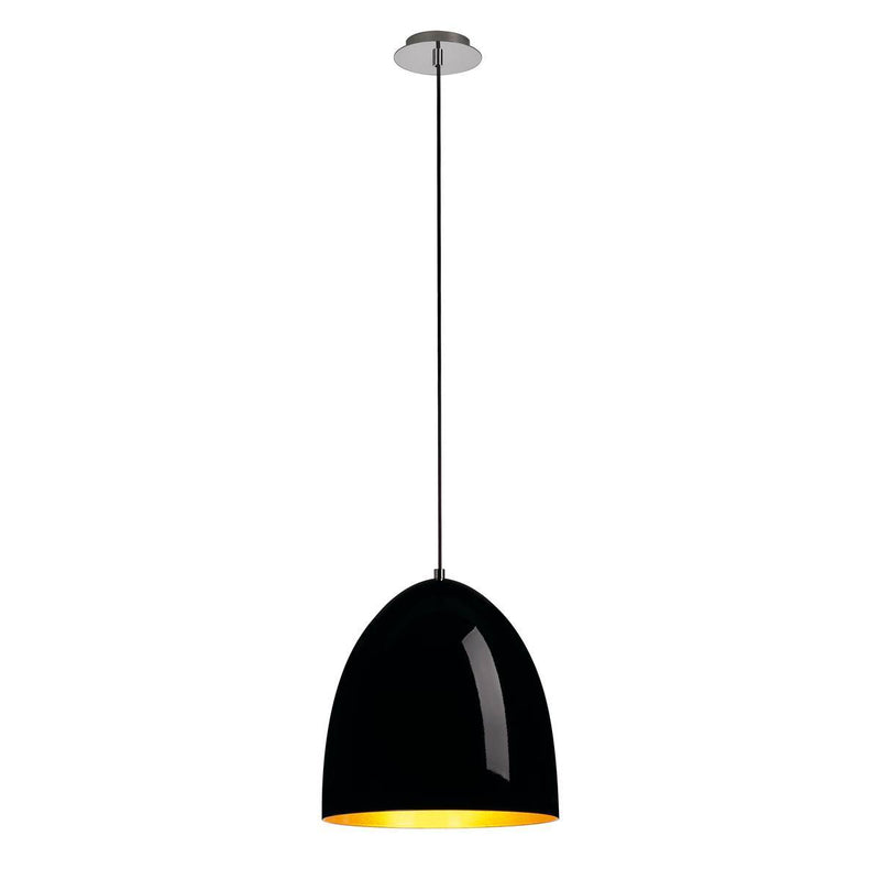 SLV 133060 PARA CONE 30 pendant, round, black/gold, E27, max. 60W - Toplightco