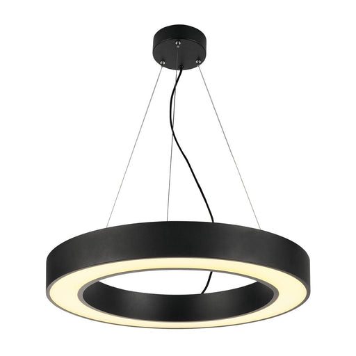 SLV 133840 MEDO PRO 60 RING pendant, black, LED - Toplightco