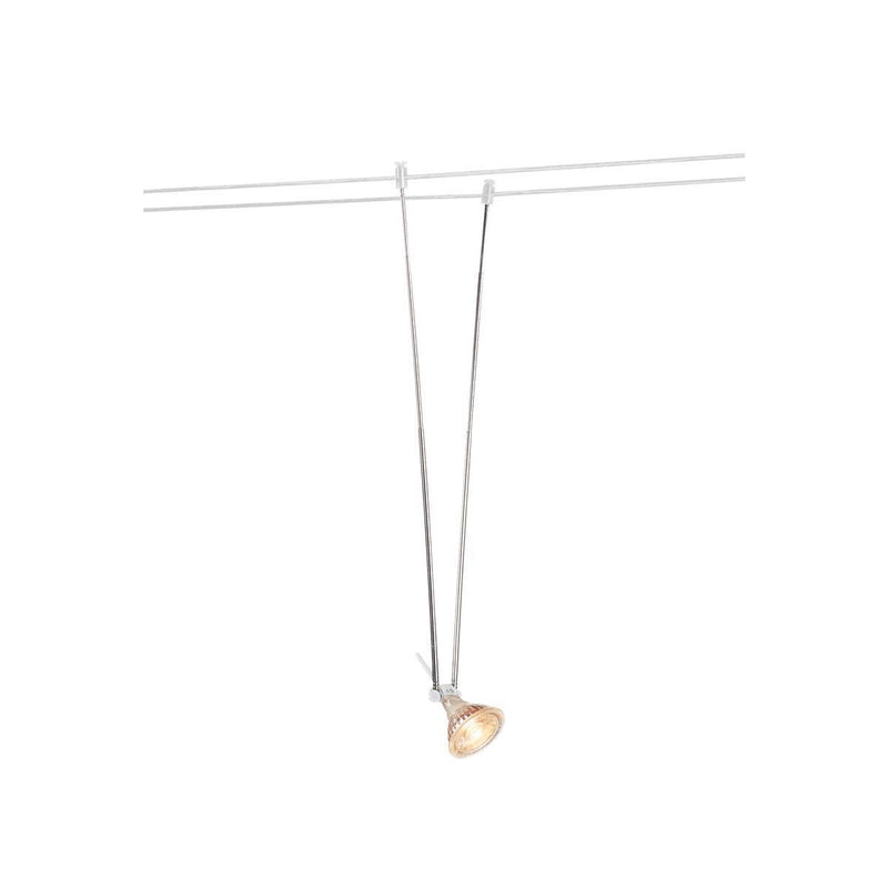 SLV 139081 TELESCOPIC, cable luminaire for TENSEO low-voltage cable system, QR-C51, white, B/H/T 4.5/21-52/1 cm - Toplightco