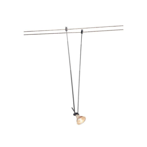 SLV 139082 TELESCOPIC, cable luminaire for TENSEO low-voltage cable system, QR-C51, chrome, B/H/T 4.5/21-52/1 cm - Toplightco