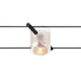 SLV 139120 COMET, cable luminaire for TENSEO low-voltage cable system, QR-C51, black, semi-frosted glass - Toplightco