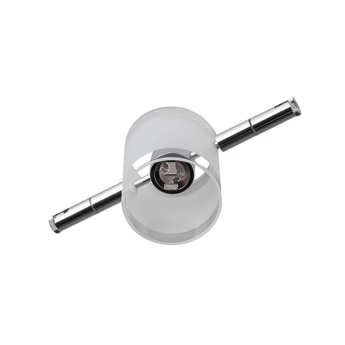 SLV 139122 COMET, cable luminaire for TENSEO low-voltage cable system, QR-C51, chrome, semi-frosted glass - Toplightco
