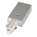 SLV 143032 Feed-in for 1-Circuit track, surface-mounted, silver-grey, earth left - Toplightco
