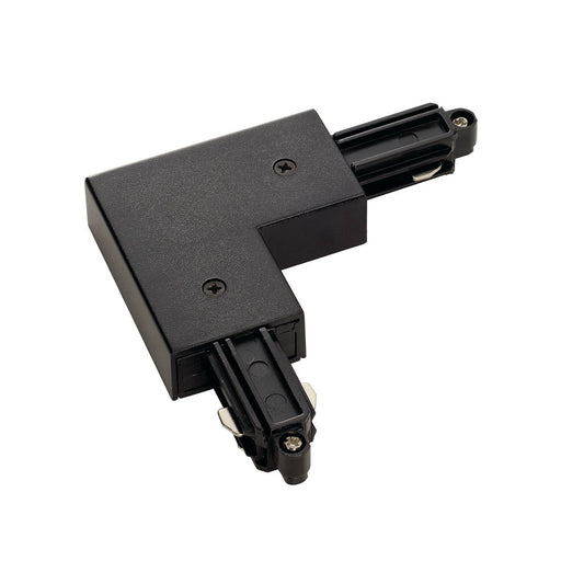 SLV 143050 Corner connector for 1-Circuit track, surface-mounted, black , outer earth - Toplightco