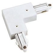 SLV 143051 Corner connector for 1-Circuit track, surface-mounted, white , outer earth - Toplightco