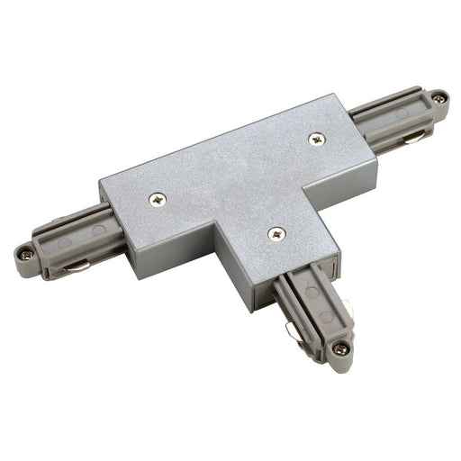 SLV 143082 T-connector for 1-Circuit track, surface-mounted, silver-grey, right - Toplightco