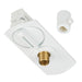 SLV 143121 1-Circuit pendant adapter, white, incl. strain-relief and threaded piece - Toplightco