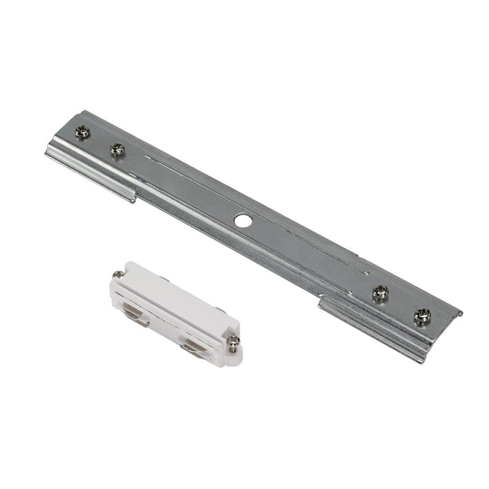 SLV 143151 Stabilizing longitudinal connector, long, for 1-Circuit track, nickel matt - Toplightco