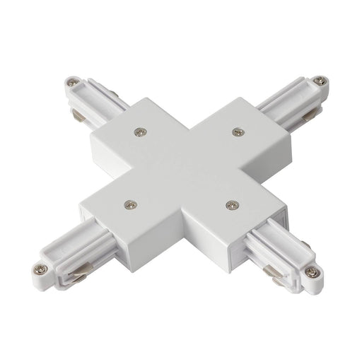 SLV 143161 X-connector for 1-Circuit track, surface-mounted version , white - Toplightco