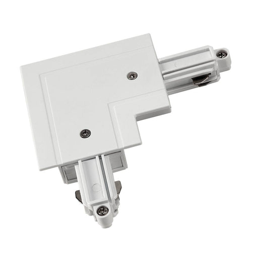 SLV 143261 Corner connector for 1-Circuit track, recessed version, white, inner earth - Toplightco