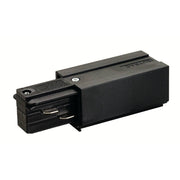 SLV 145510 EUTRAC feed-in, earth left, black - Toplightco