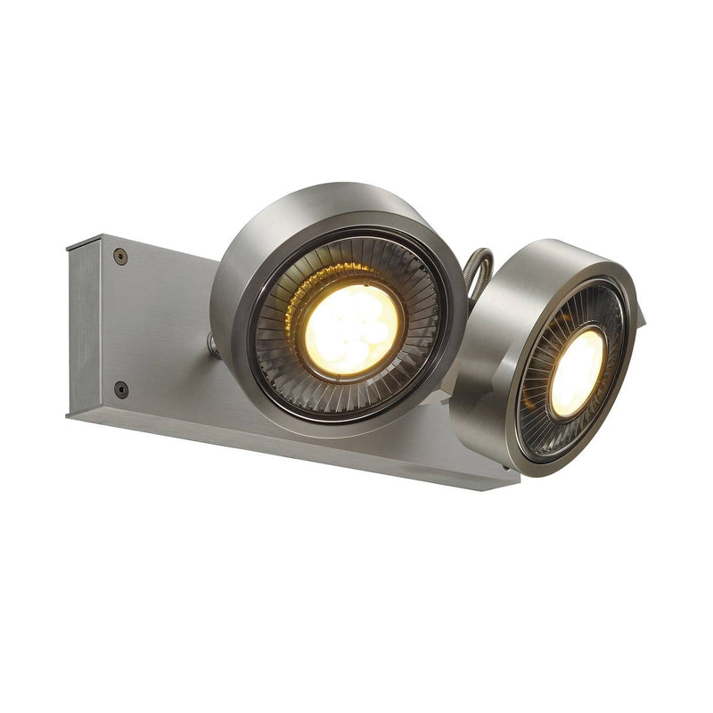 SLV 147316 KALU 2  ceiling light, alu brushed, 2x ES111, max. 2x 75W - Toplightco