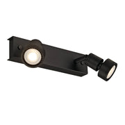 SLV 147370 PURI 2 ceiling light, matt black, 2x GU10, max. 2x 50W, incl. deco ring - Toplightco
