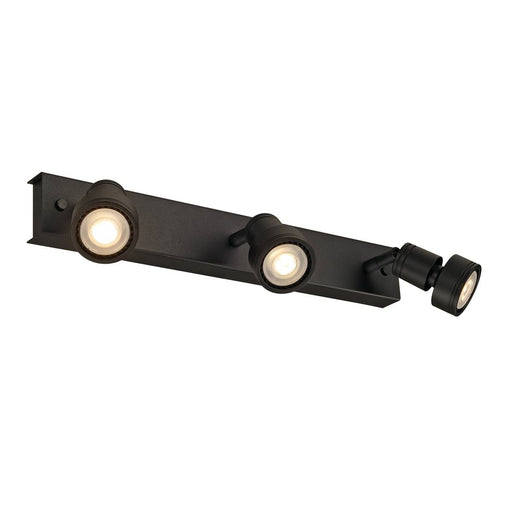 SLV 147380 PURI 3 ceiling light, matt black, 3x GU10, max. 3x 50W, incl. deco ring - Toplightco