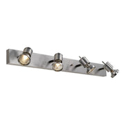 SLV 147444 ASTO IV wall and ceiling light , alu brushed, 4x GU10, max. 4x 75W - Toplightco
