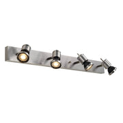 SLV 147444 ASTO IV wall and ceiling light , alu brushed, 4x GU10, max. 4x 75W - Toplightco
