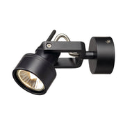 SLV 147550 INDA SPOT GU10 wall and ceiling light, black, max. 50W - Toplightco
