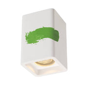SLV 148004 PLASTRA ceiling light, CL-1, square, white plaster, GU10, max. 35W - Toplightco
