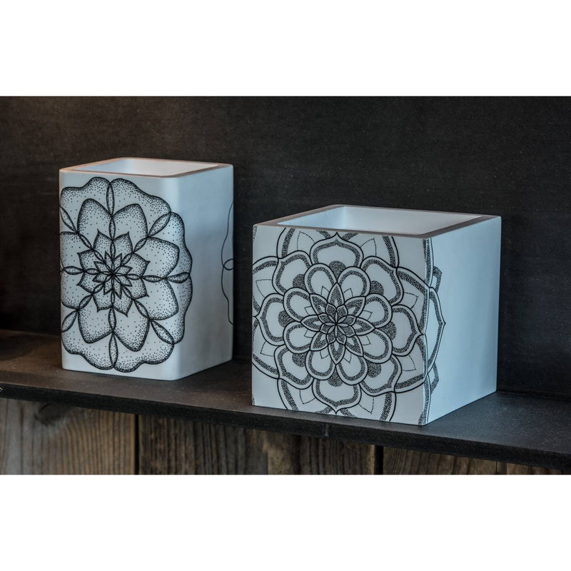 SLV 148018 PLASTRA CUBE wall light, square, white plaster, G9, max. 42W - Toplightco