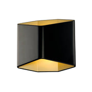 SLV 151710 CARISO 2 WL Indoor LED surface-mounted wall light black/gold 2700K - Toplightco