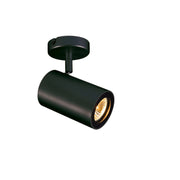 SLV 152010 ENOLA_B wall and ceiling spot, single, black, GU10, max. 50W - Toplightco