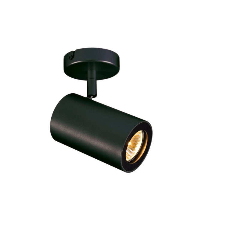 SLV 152010 ENOLA_B wall and ceiling spot, single, black, GU10, max. 50W - Toplightco