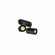 SLV 152020 ENOLA_B wall and ceiling spot, double, black, 2x GU10, max. 2x 50W - Toplightco