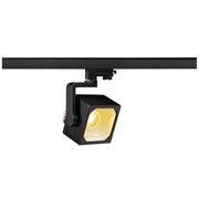 SLV 152750 EURO CUBE SPOT, black, 60°, 3000K COB LED, CRI90, incl. 3-Circuit adapter - Toplightco