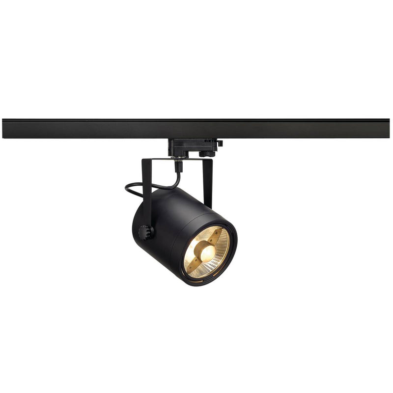 SLV 153420 EURO SPOT ES111, round, black, incl. 3- circuit adapter - Toplightco