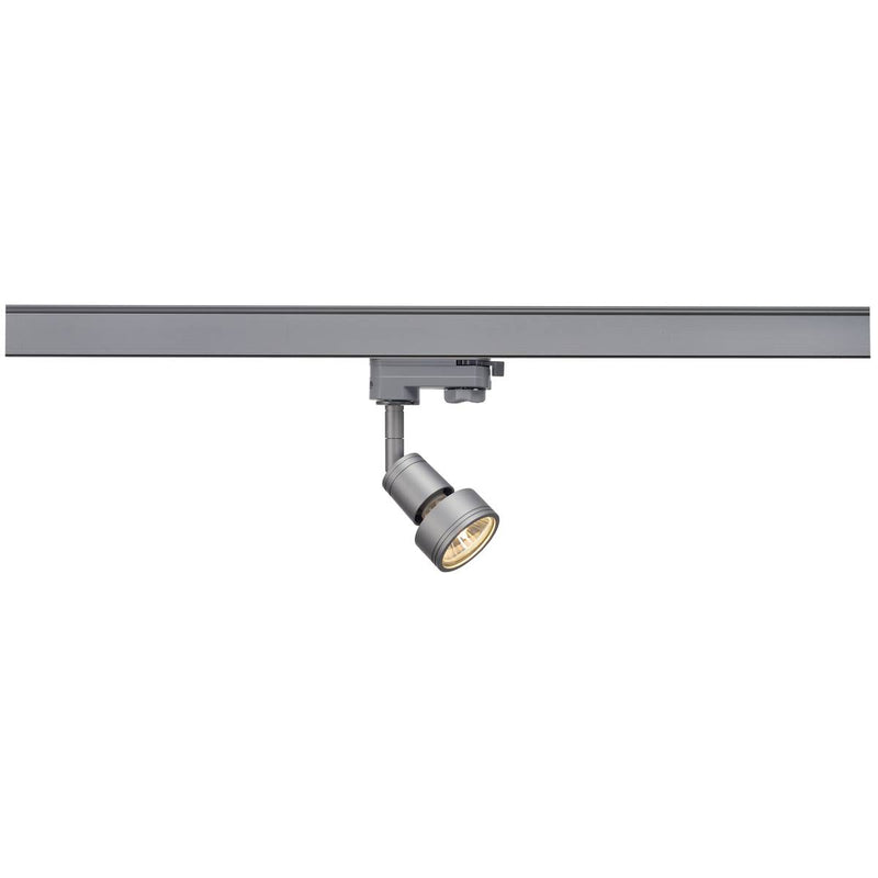 SLV 153564 PURI lamp head, silver-grey, GU10, max. 50W, incl. 3- circuit adapter - Toplightco