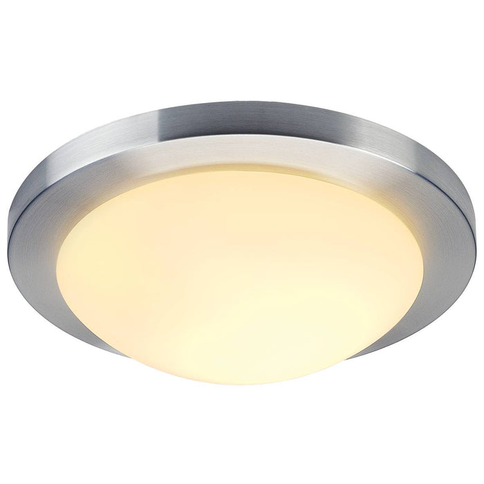 SLV 155236 MELAN ceiling light, round, alu brushed, frosted glass, E27, max. 60W - Toplightco