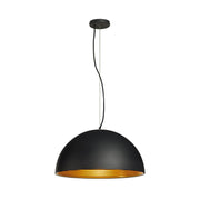 SLV 155930 FORCHINI M pendant, PD-1, 50cm , round, black/gold, E27, max. 40W - Toplightco