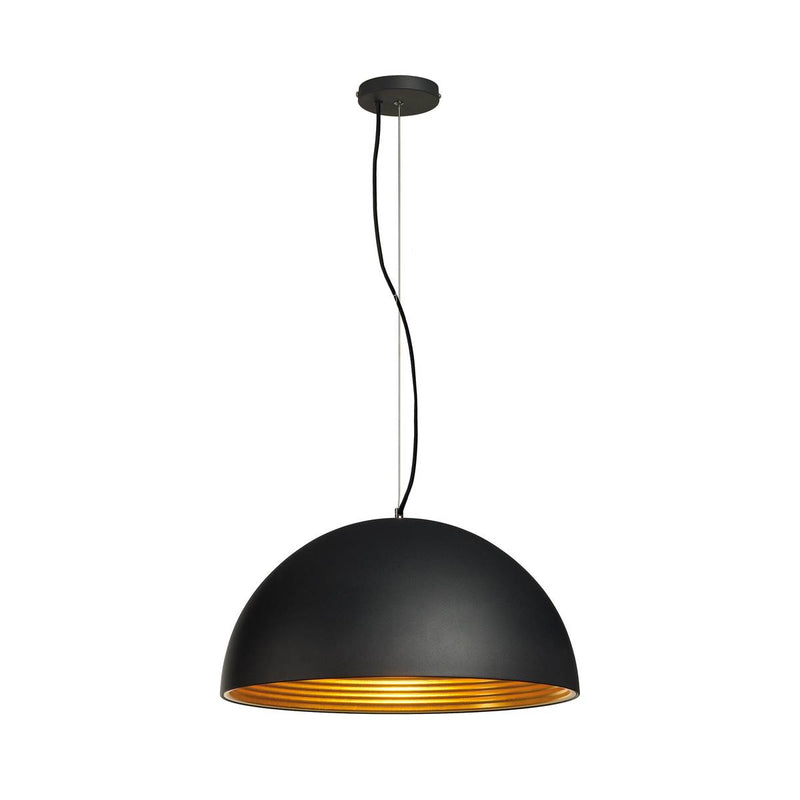 SLV 155930 FORCHINI M pendant, PD-1, 50cm , round, black/gold, E27, max. 40W - Toplightco