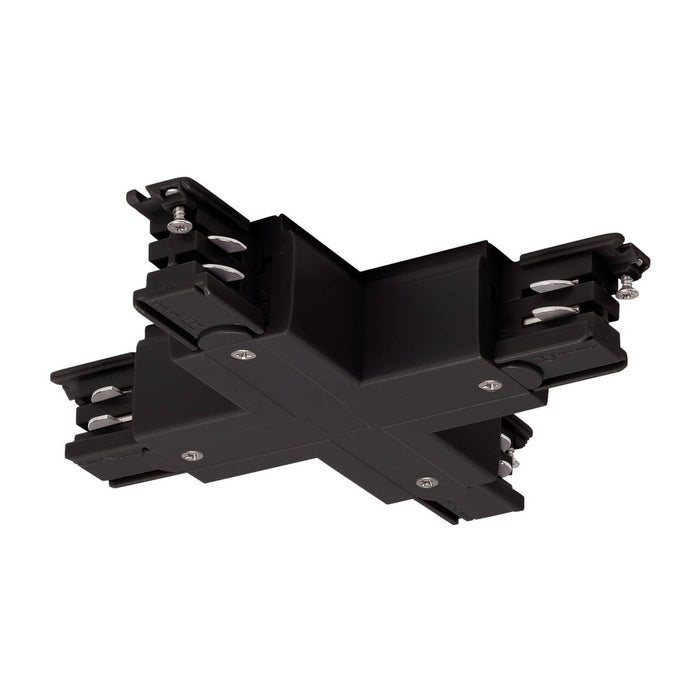 Powergear X-connector for 3 Circuit track, black PRO-0437-B - Toplightco