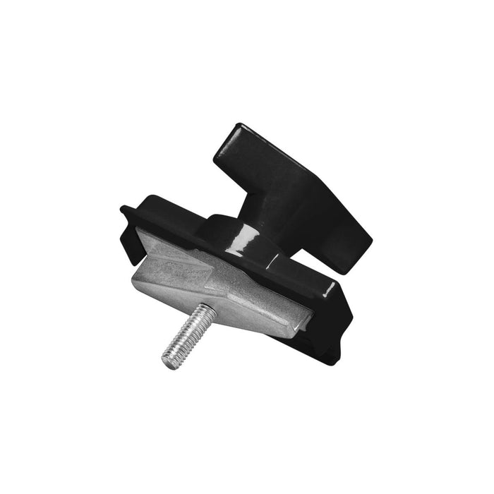 Powergear Luminaire adapter, mechanical for 3 Circuit track, black PRO-0449-B - Toplightco