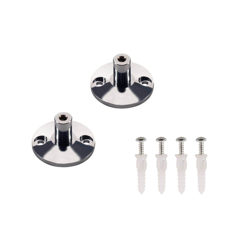 SLV 186302 Wall bracket for low-voltage wire system, chrome, 2 pieces, 3cm - Toplightco